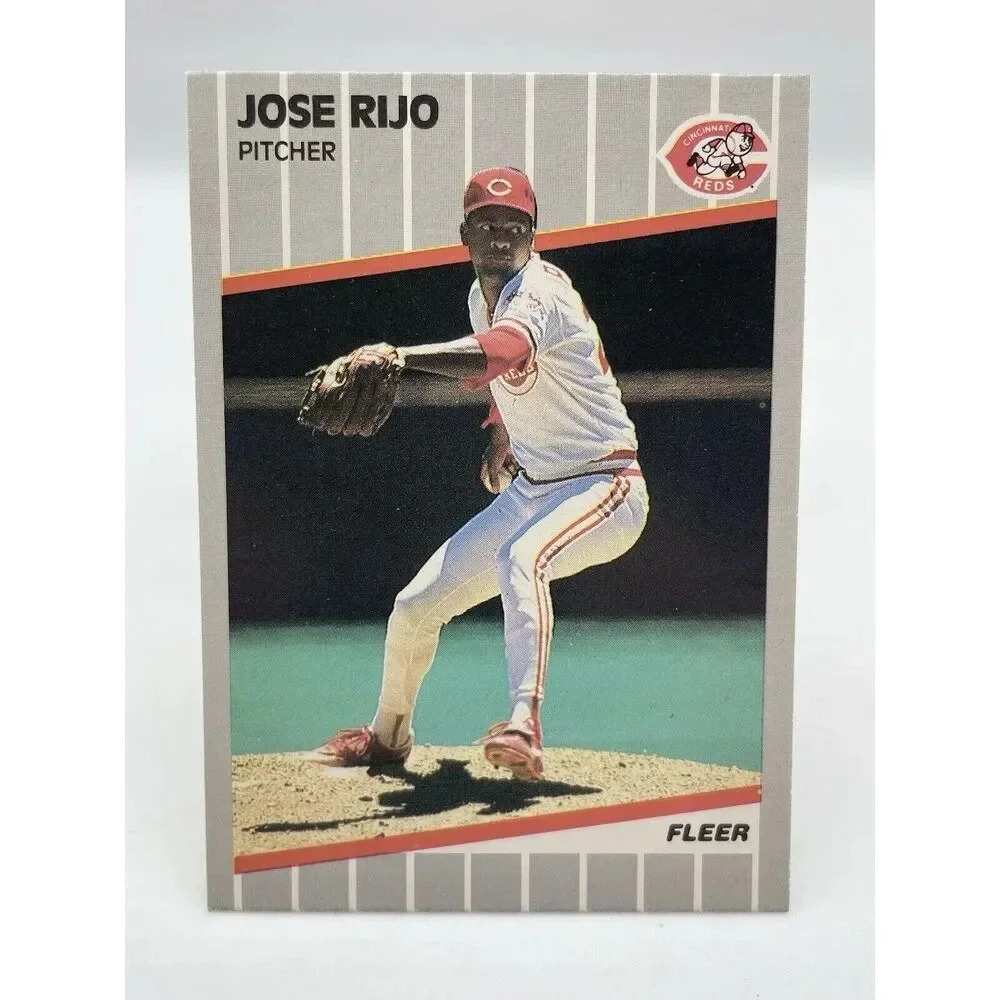 Jose Rijo #168 Cincinnati Reds 1989 Fleer‎ MLB TCG Mint